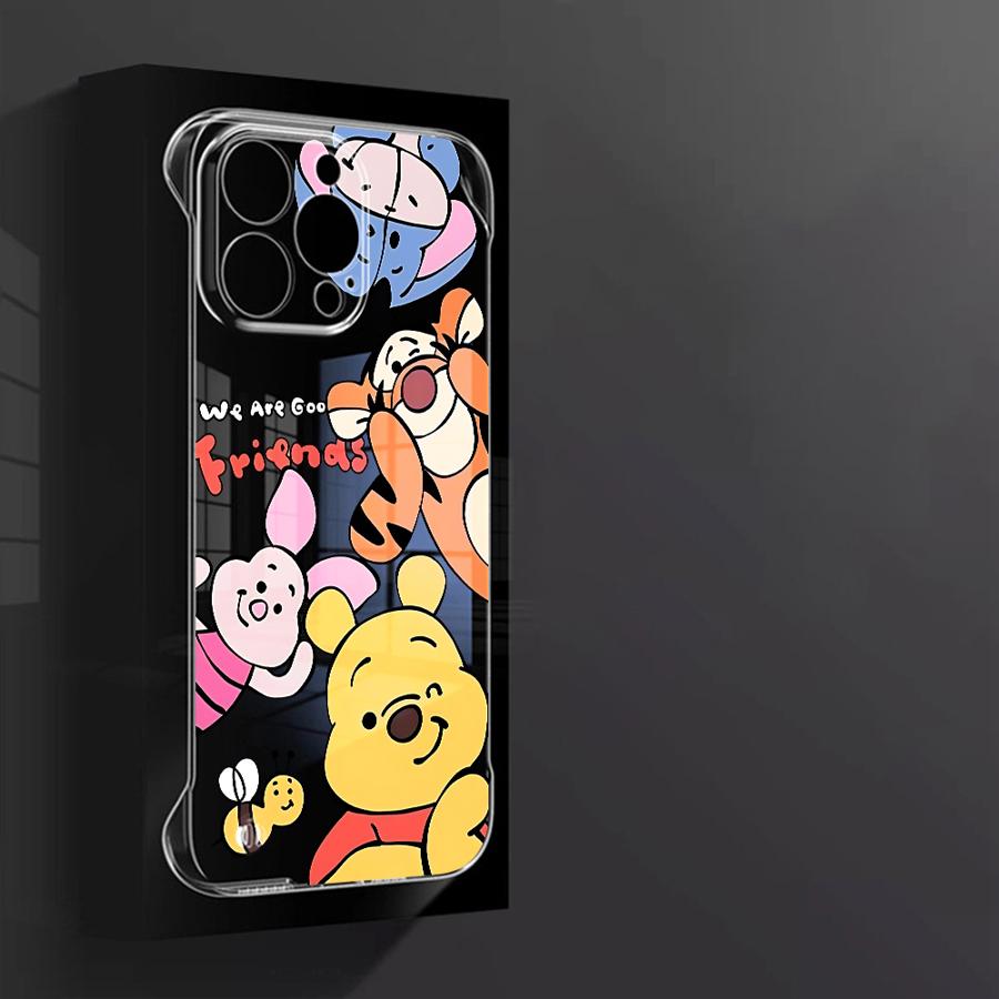Winnie The Pooh Funny Phone Case for Apple iPhone 15 16 Pro Max 13 14 Plus 12 11 Pro plus Matte