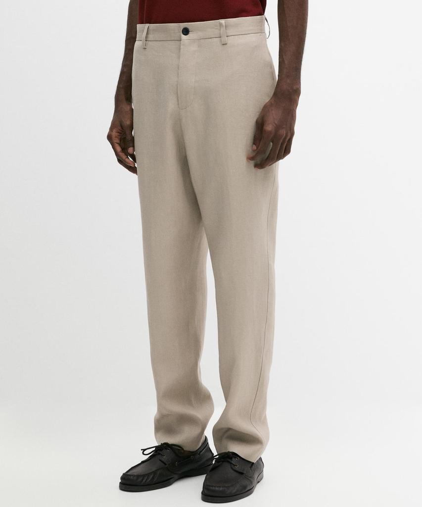 Masimodutti Linen Suit Pants