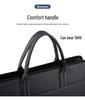 Zippered Shockproof Commuting Briefcase – Large Capacity Document Handbag for Men and Women