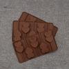 Puntos Silicone 5 Grid Double Heart Shaped Non Stick Lolly Chocolate Cookie Candy Mold