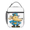 Dog Man Borsa Pranzo Termica Carina per Animali Domestici per Donne Bambini Scatole Alimentari Portatili Borsa Termica Tote