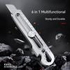Multifunctional Utility Knife Stainless Bottle Opener Unboxing Paper Cutter School Office Outdoor Tool