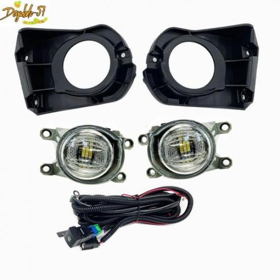 Pair For Toyota Corolla Cross LED DAYTIME RUNNING LIGHT FOG LAMP KIT