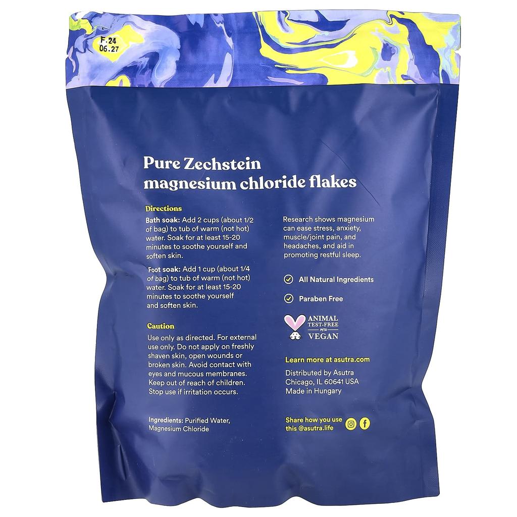 Sok Pain Away, Magnesium Flakes, 907G (2Lbs)