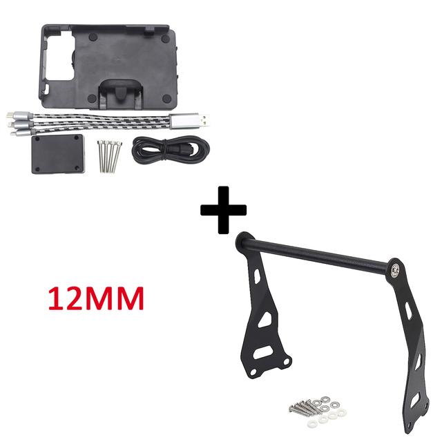 Fit For ROYAL ENFIELD HIMALAYAN 2016-2020 2019 Motorcycle Accessories Mobile Phone GPS Navigaton Plate Bracket Bar Mount