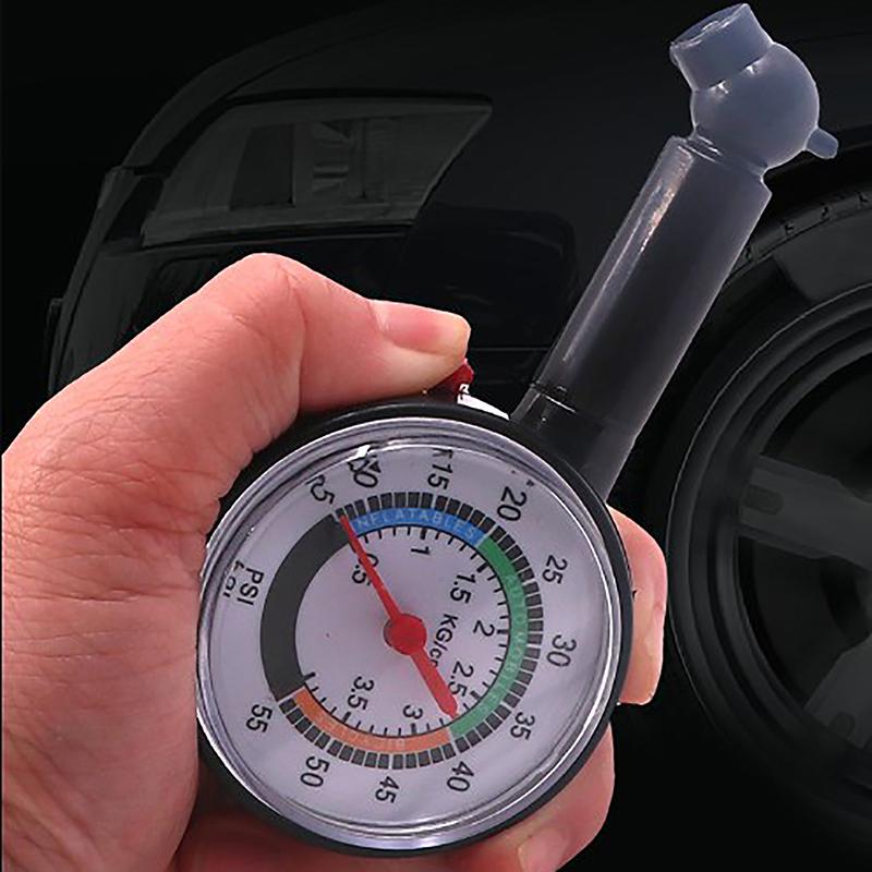 Auto-Reifen-Reifen-Manometer für Auto, Auto, Motorrad, LKW, Fahrrad, Zifferblatt