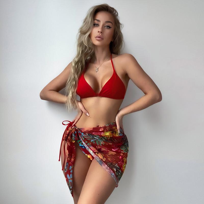 Feminine Bikinis 3 Pieses Set Women's Push Up Swimsuit 2023 New Swimwear Women Split Body Sexy Women's Bathing Suits buy the best products in the Ayzeze online store Feminine Bikinis 3 Pieses Set Women's Push Up Swimsuit 2023 New Swimwear Women Split Body Sexy Women's Bathing Suits buy the best products in the Ayzeze online store