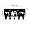Puppy Key Holder Wall Hook & Metal Towel Rack, Scenery Holiday Decor
