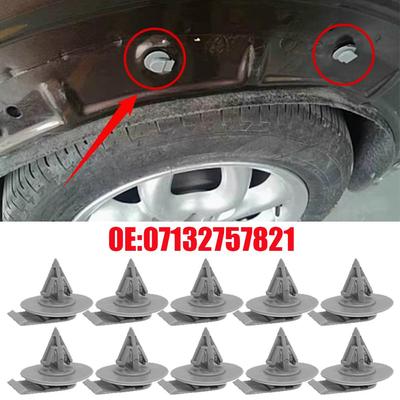 10x Car Exterior Fender Wheel Trim Panel Arch Clips Rivet For MINI Cooper S Mk I 2002 2003 2004 2005 2006 2007 2008 - 2016