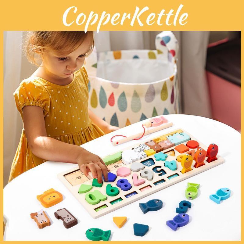 Wooden Educational Board With Animal Shapes For Fine Motor And Training Brain