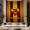 Custom Text Tapestry AS Roma Print Wall Tapestry Indoor Living Room Wall Decor