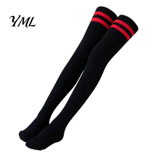Cozy Fleece Socks 1 Pair Women Thigh High for Winter, Thickened Coral Leg Long Stockings Warmer Stockings, Fluffy Warm Over Knee Boot Girls