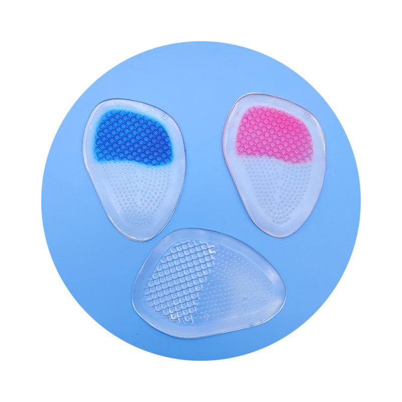 Transparent Gel Forefoot Pads for Women's High Heels - Anti-Slip, Anti-Wear, Invisible PU Massage