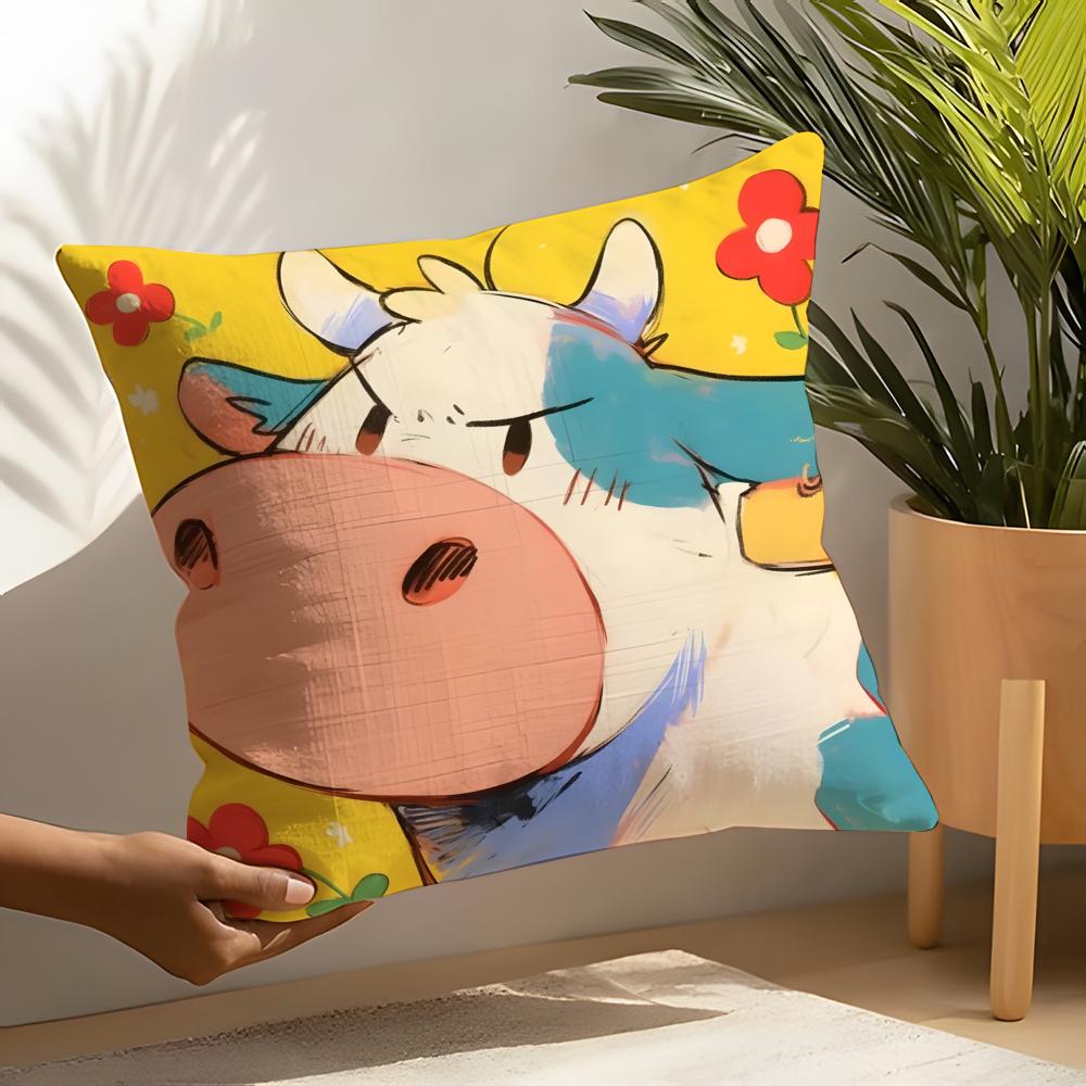3 Funny And Quirky Party Animals Pillow Case Home Living Room Decoration Linen Pillowcover Pillow Cases Cushion Cover