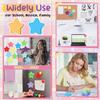 12 Packs (360 Sheets) 12-color Star-shaped Self-adhesive Notepads Set with Category Labels, Suitable for Offices and Study Plans