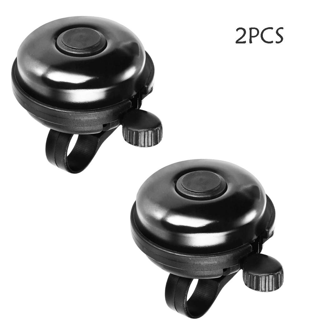 2pcs Right Hand Bicycle Bike Bell Aluminum Loud Crisp Clear Sound Adults Kids