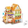Kids 3D Stereo Puzzle Cartoon House Castle Building Model DIY Handmade Early Learning Educational Toys Gift for Children