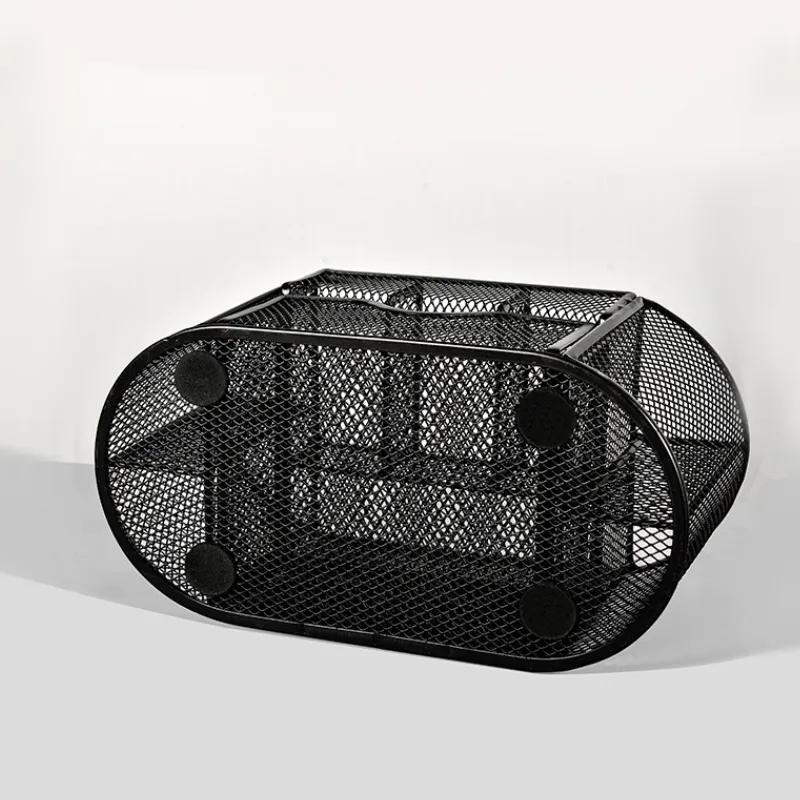 Wholesale Metal Pen Holder Creative Desktop Storage Nine Grid Multi Functional Pen Holder Storage Box Student Stationery Supplies YLE238