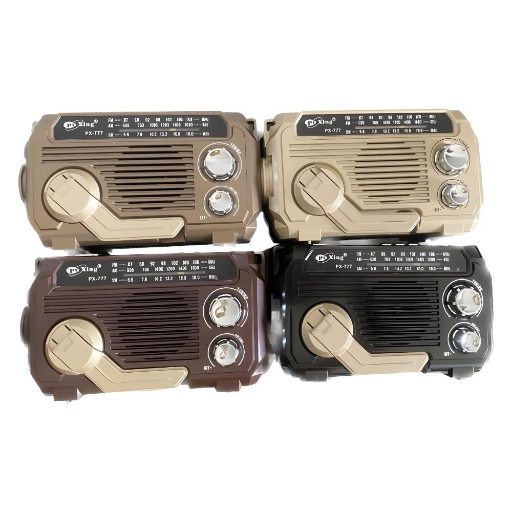 

High Sensitivity Portable FM Radio Solar Rechargeable Emergency Radio Outdoor Use random 1pc