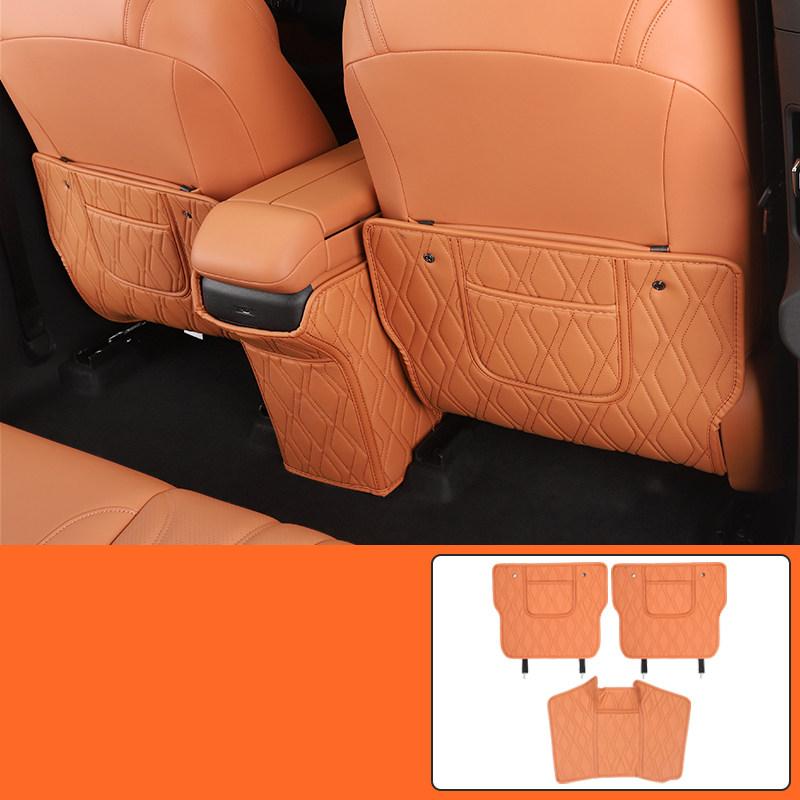 For GAC AION V 2025-2026 Car Seat Back Kick Guard Pad Leather Cushion Dirt-resistant Automobile Modification Supplies