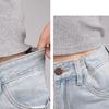 Jeans Befestigungsschnallen Metall Verstellbar Festziehen Knopf für Weite Hosen Jeans Taillenstraffer Stift