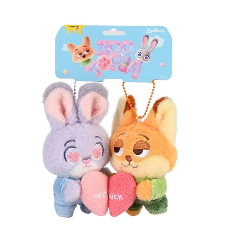 

Дисней Зверополис Персонаж Плюшевая Игрушка Джуди Ник Кукла Брелок Подарок для Пары Праздник