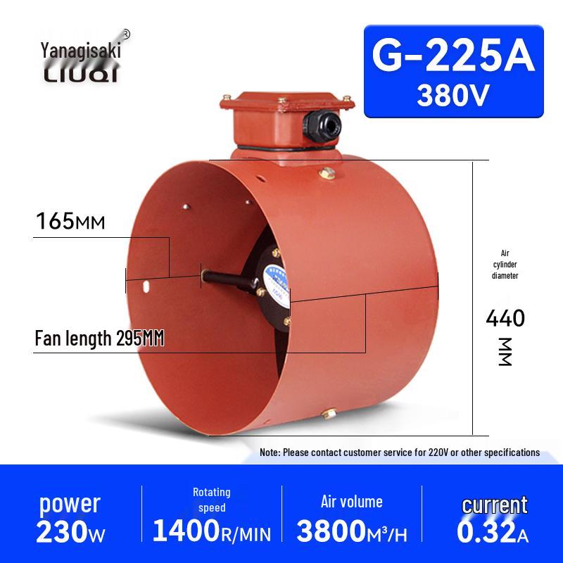 G Series 380V Variable Frequency Motor Cooling Fan with External Rotor 80A31