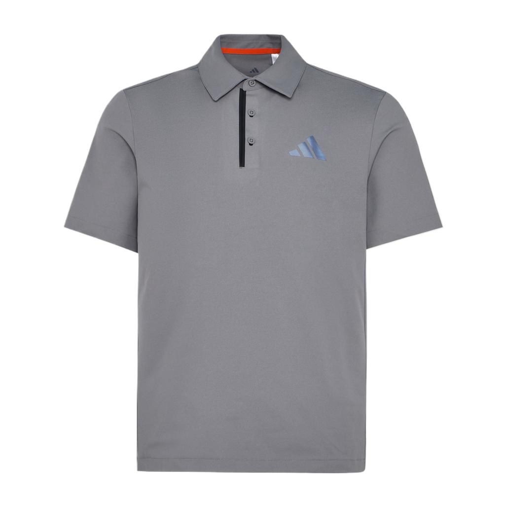 Adidas Polo Shirts Men's Gray Polo Collar Moderate KC7018