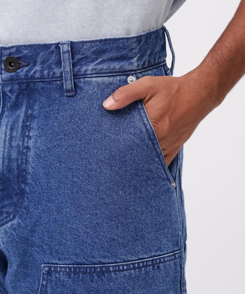 Avirex Official Store Exclusive Double Knee Denim Size Pants, Men's XL, 432, Used, 783-5111003