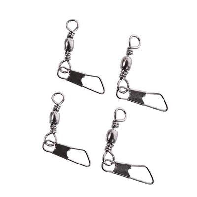 Tackle With Interlock Swivels Solid Rings Fishing Line Connector Hanging Snap Fishing Pins