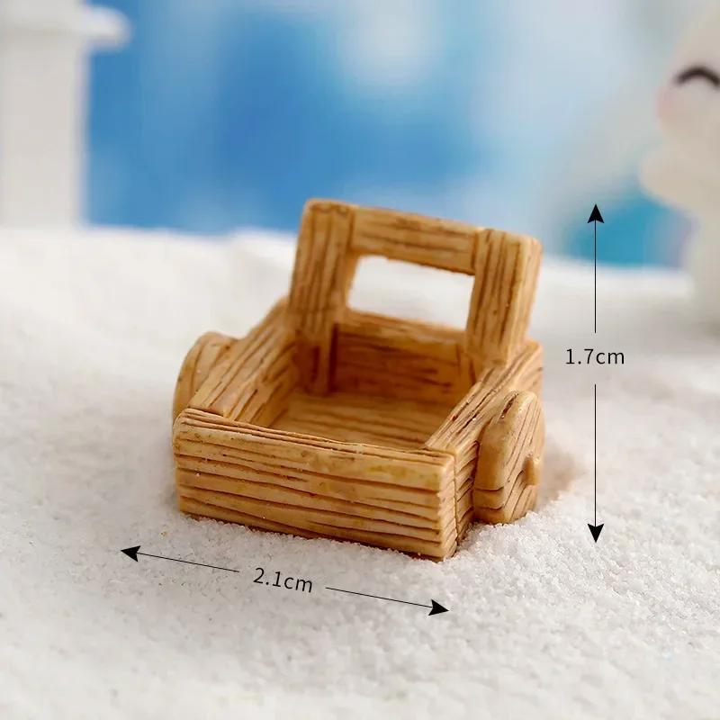 Figurines Christmas Rabbit Micro Landscape Snowman Bunny Ornament Desk Accessories For Home Decoration Kids Gifts Miniature