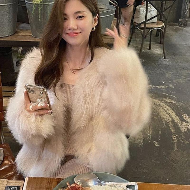 New Toka Imitation Fox Fur Light Fur Coat Women's Short Small Fur Fur Coat