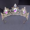Water Drop Bridal Jewelry Sets Luxury Tiaras Crown Necklace Earrings Wedding dress Dubai Jewelry Set Costume accessories