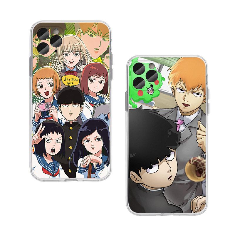 Mob Psycho 100 iPhone Case for iPhone 11/12 - Kageyama Shigeo & Reigen Arataka Design