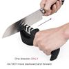 304 Three-stage Knife Sharpener Manual Household Fast Knife Sharpener Handheld Kitchen Multifunctional Kitchen Knife Diamond Sharpening Stone