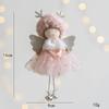 Christmas Decoration for Home, 4pcs Xmas Tree Pendant Ornaments, Navidad Angel Dolls Noel Natal New Year Gifts