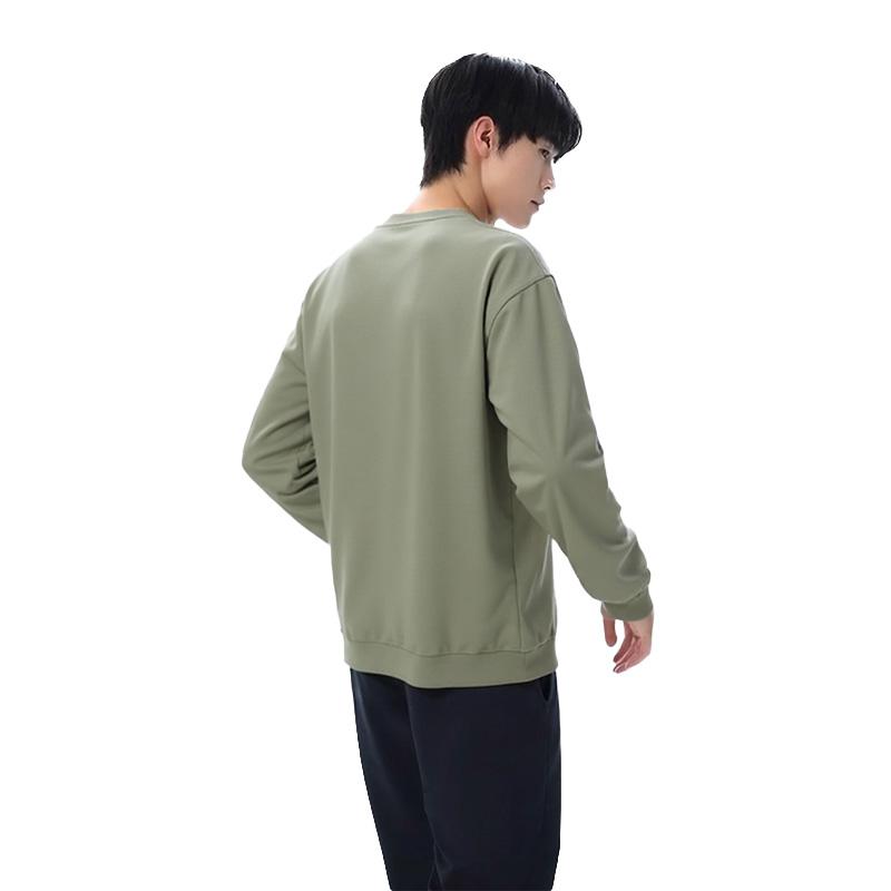 Li Ning Plain Comfortable Minimalist Student Style Logo Running Sports Casual Long Sleeve Sweatshirt Unisex sweatshirt AFDL38-1