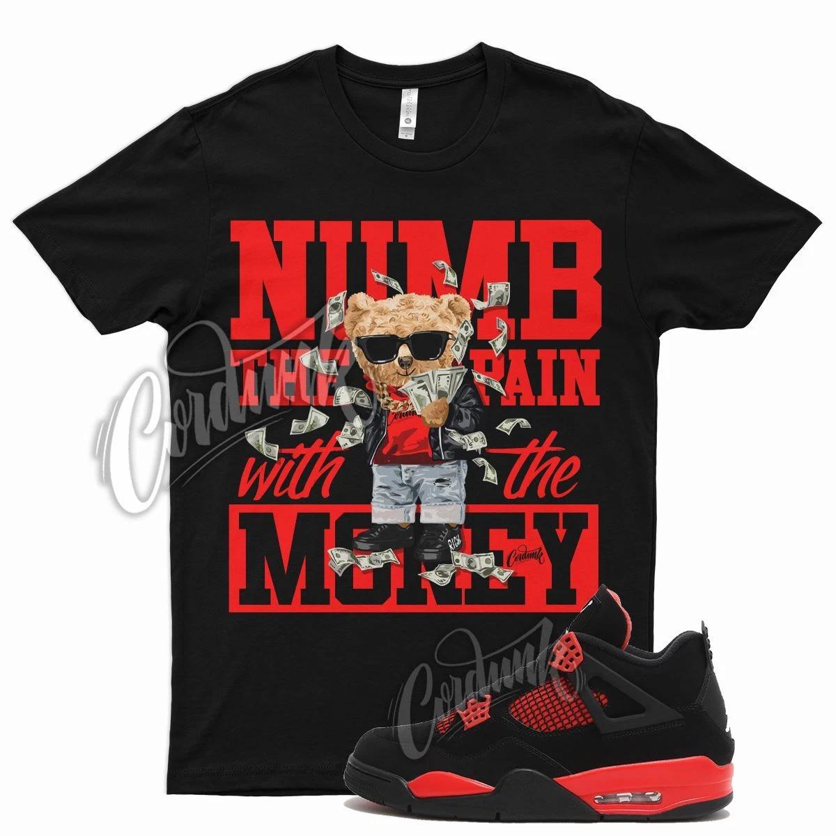 

Black NUMB T Shirt for Air J1 4 Red Thunder Gym Varsity Iconic 1 14 2XL