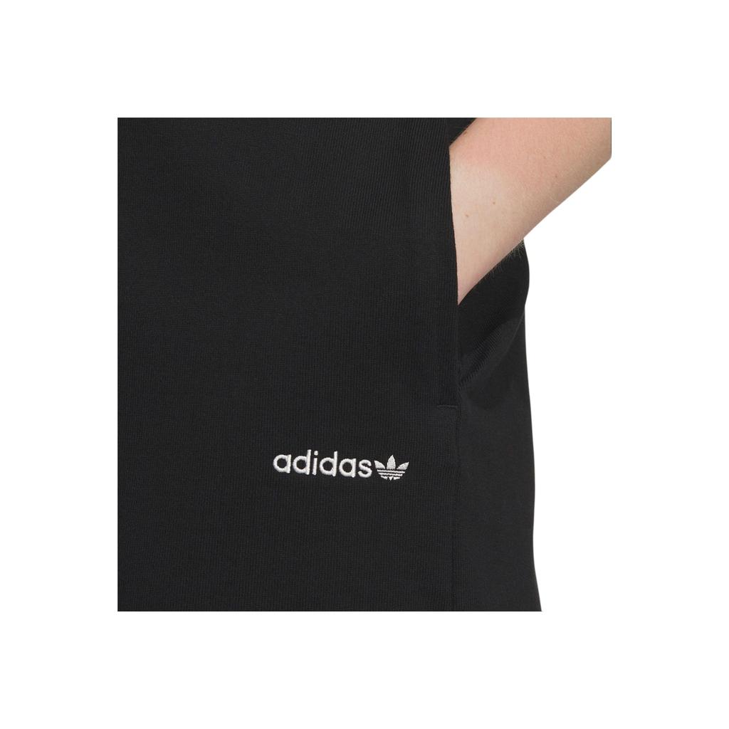 Adidas Originals Clover Shorts With Three-Stripe Color Blocking And Drawstring Women Shorts Black IU4843