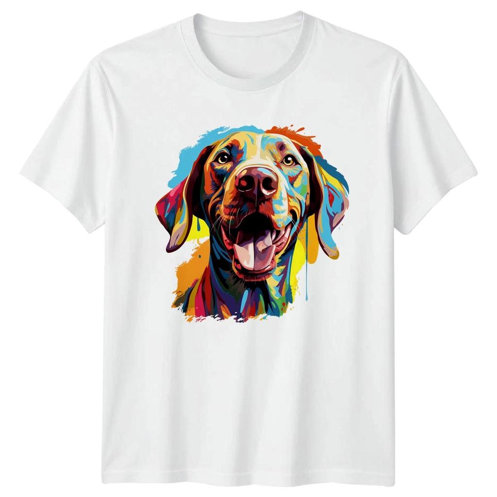 Colorful Labrador Retriever T-Shirt Dog Lover Gift For Him And Her