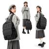 Student School Backpacks Casual Daypack, Commuter Laptop Backpack for Women Study Travel, Black School Bag for Teens Girls Boys