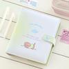 Cute Wide A5 Leather Card Album,Magnetic Idol Photocard Holder for K-Pop Photocards, Instax Mini, and 4x6 Postcards Collection