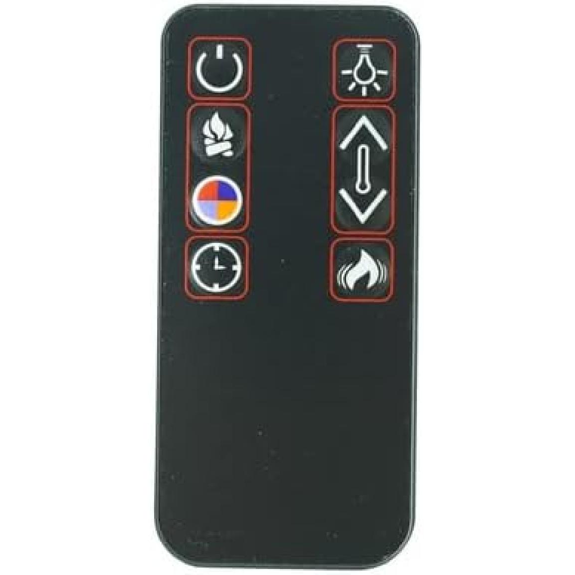 Remote Control for Real Flame 5010E-GRY 4199 4099 1290E-W G1200E-W G1200E-B 7100E-BW 4130E-W 5910E-W Electric Fireplace Infrared Quartz Space Heater