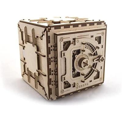UGEARS Model Safe Kit | 3D Wooden Puzzle | DIY Mechanical Safe