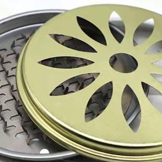 Wear-resistant Mosquito Coil Holder Lids Design Metal Convenient Durable Mosquito Repellent Incense Rack for Home