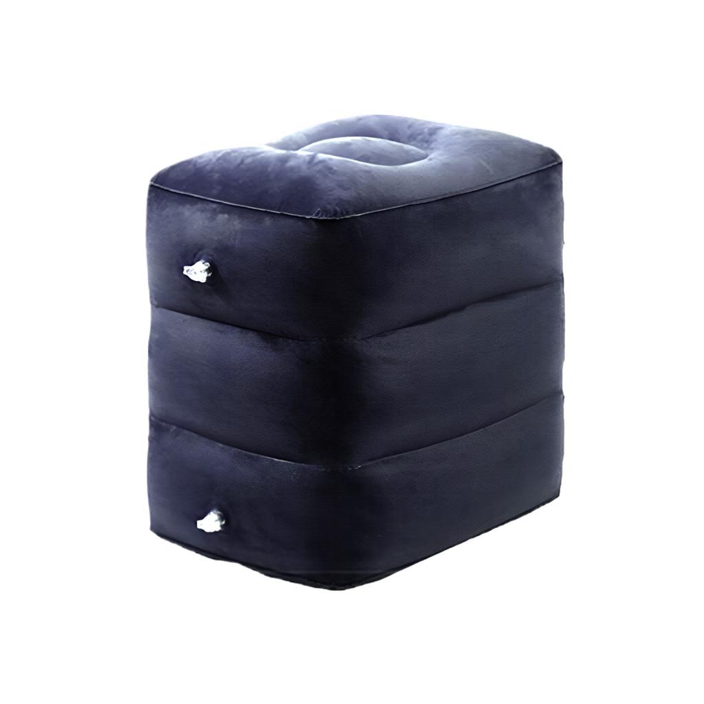 Inflatable Travel Pillow Plant Velvet Foot Pads Comfortable And Durable Inflatable Foot Cushion
