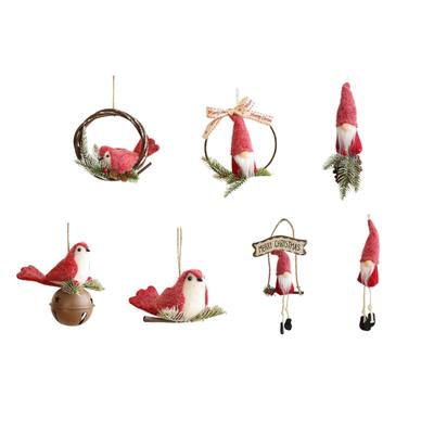 Warm Felt Christmas Decorations Soft Handmade Hanging Ornament For Home Holiday Party Decoration