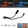 For BMW 3Series F30 F31 F34 M3 4Series F32 F33 F36 M4 LCI LED Center Console Cup Holder Light Ambient Lighting Orange/Ice Blue