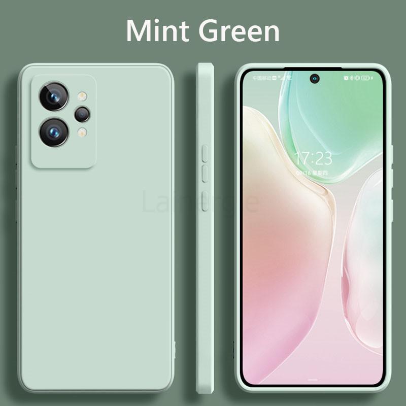 For Realme GT2 Pro Case Liquid Silicone Soft Matte Camera Protection Cover On For OPPO Realme GT2 GT 2 GT2Pro Phone Cases