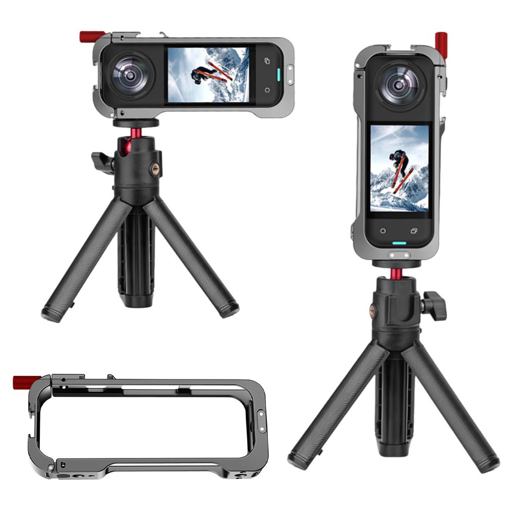 

Protective Case with Lens Guard Quick Release Expansion Bracket Cold Shoe Mount Housing Case for X5 Camera Accessories China Mainland